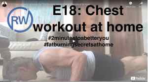 chest workout at home for #FatBurningSecretsAtHome