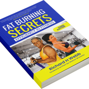 How to lose belly fat following "Fat Burning Secrets" by Richard H. Webb with foreword by Sharon Bruneau.