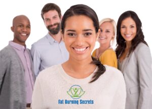 Young woman surrounded by positive people.